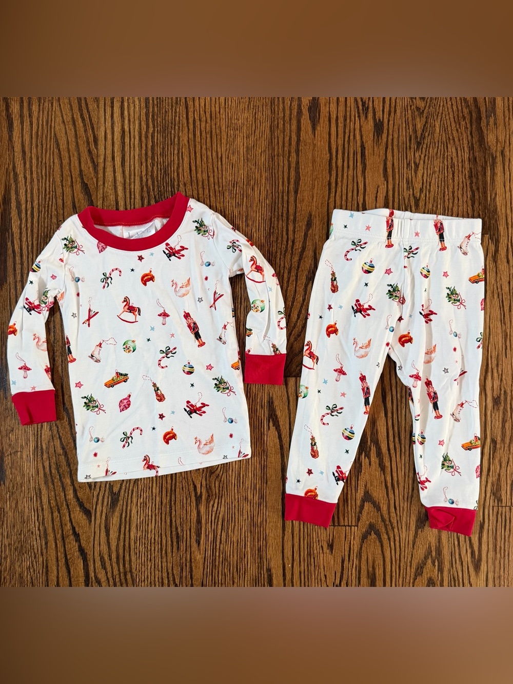 LAKE Pima Children’s Nutcracker Holiday Pajamas - Size 2